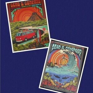 2 BEAUTIFUL DEAD & COMPANY POSTERS(NEW)